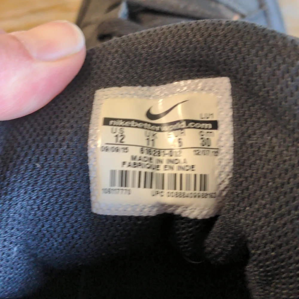 NIKE Force high top black shoes-12